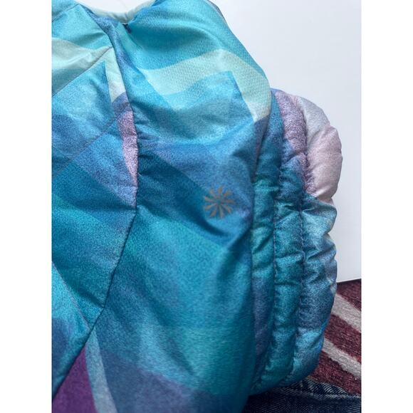 Athleta Girls Reversible Puffer Vest - Size Medium (8/10) - Picture 4 of 6